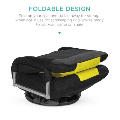 Chaise de jeu pivotante à 360 degrés Rocker de chaise de plancher polyvalent pour télévision couleur personnalisée