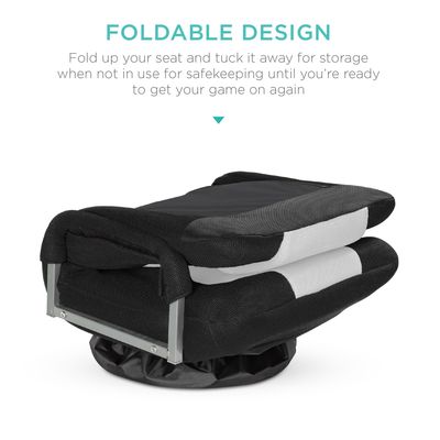 Chaise pivotante ALINUNU 360 degrés fauteuil à plancher polyvalent Rocker pour télévision 17 livres
