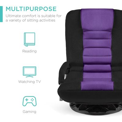 Emballage du courrier Y cadre en acier allié 360 degrés Chaise de jeu pivotante pour télévision et multi-usages