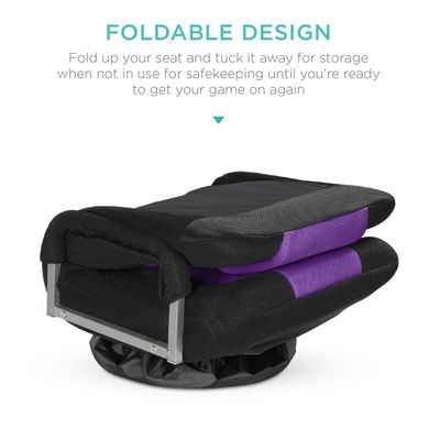 Emballage du courrier Y cadre en acier allié 360 degrés Chaise de jeu pivotante pour télévision et multi-usages