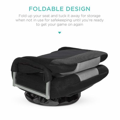 Chaise de jeu pivotante à 360 degrés Rocker de chaise de plancher polyvalent pour télévision couleur personnalisée