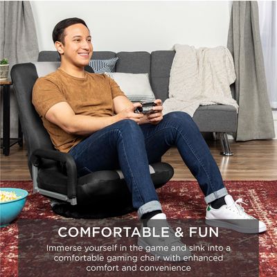 Chaise de jeu pivotante à 360 degrés Rocker de chaise de plancher polyvalent pour télévision couleur personnalisée
