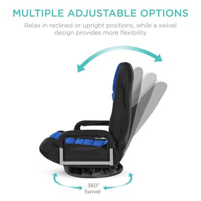 Emballage du courrier ALINUNU Chaise de jeu pivotante à 360 degrés Chaise à plancher polyvalente Rocker pour télévision