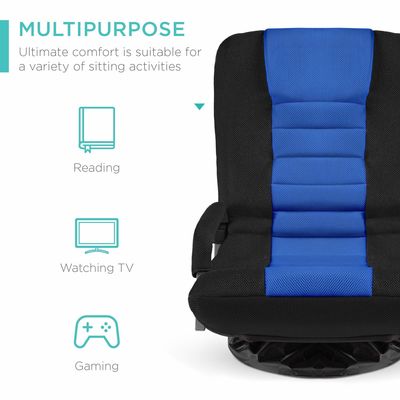 Emballage du courrier ALINUNU Chaise de jeu pivotante à 360 degrés Chaise à plancher polyvalente Rocker pour télévision