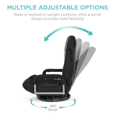 Chaise de jeu pivotante ALINUNU pour télévision 300 livres Poids capacité 360 degrés polyvalent