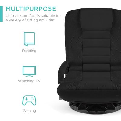 Chaise de jeu pivotante ALINUNU pour télévision 300 livres Poids capacité 360 degrés polyvalent