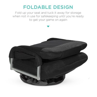 Chaise de jeu pivotante ALINUNU pour télévision 300 livres Poids capacité 360 degrés polyvalent