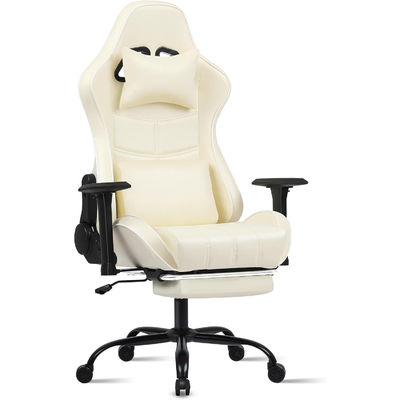 Personnalisez la chaise de jeu ergonomique de bureau à domicile avec hauteur et repose-pieds réglables