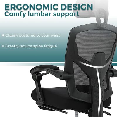 Emballage du courrier Chaises de bureau ergonomiques avec dossier en treillis