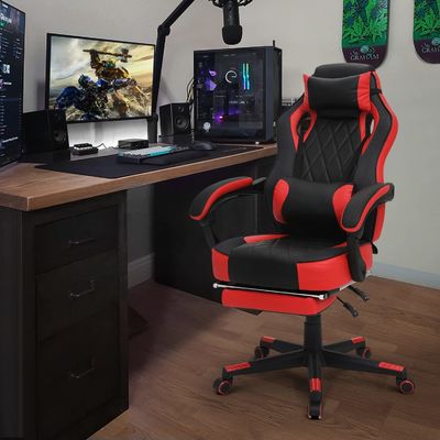 Moderne fauteuil de jeu ergonomie pour ordinateur fauteuil de course en cuir en PU