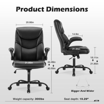 Chaise de bureau réglable de conception moderne avec appuie-bras et support lombaire