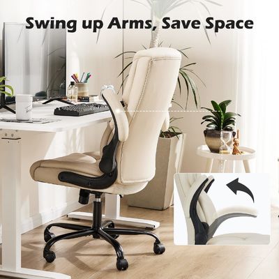 Chaise de travail pivotante avec support lombaire et appuie-bracelet réglable 3 ascenseur à gaz 25,76 livres