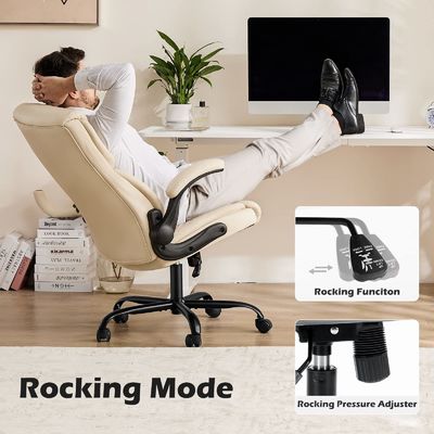 Chaise de travail pivotante avec support lombaire et appuie-bracelet réglable 3 ascenseur à gaz 25,76 livres