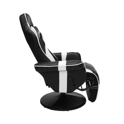 Chaise de jeux d'ordinateur avec repose-pieds de ALINUNU réglable et rembourrée