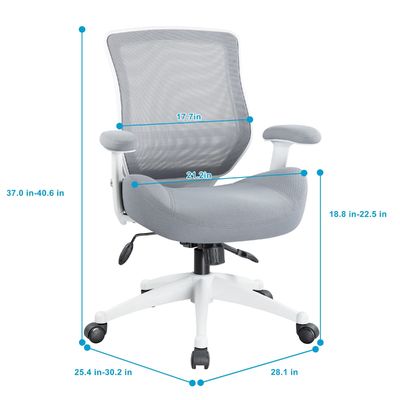 Chaise de bureau en maille directe avec conception ergonomique réglant la hauteur du bras et de la taille