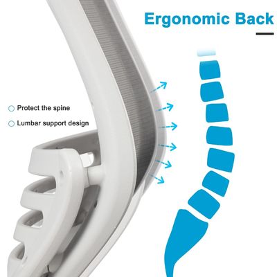 Chaise de bureau en maille directe avec conception ergonomique réglant la hauteur du bras et de la taille