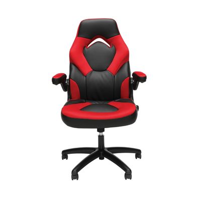 Chaise de jeu 360 pivotante ALINUNU Style de course Dos haut PC Bureau d'ordinateur avec repose-tête