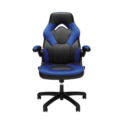 Chaise de jeu 360 pivotante ALINUNU Style de course Dos haut PC Bureau de jeu intégré repose-tête