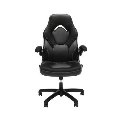 Chaise de jeu de style de course haute dos PC Chaise de bureau d'ordinateur avec 360 pivotement et réglage de hauteur