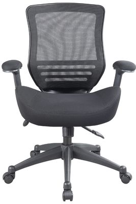 Chaise de bureau en maille ergonomique Chaise informatique avec accoudoirs et hauteur réglables