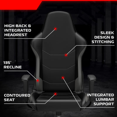 Moderne design ergonomie PC Chaise d'ordinateur Jeux avec repose-tête intégré Couleur personnalisée