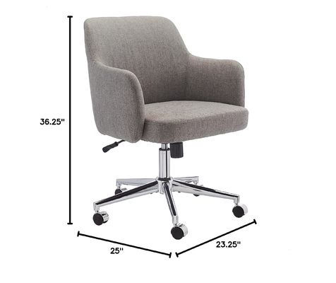 Chaise roulante à 360 degrés avec design moderne et hauteur réglable
