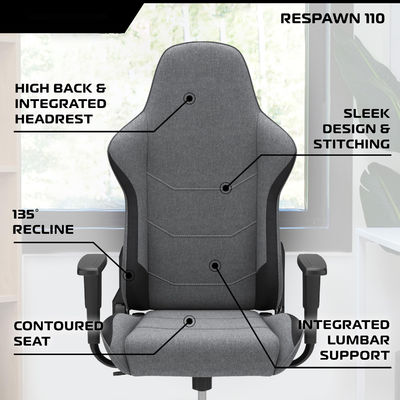 OEM ODM personnaliser chaise de jeu PC ergonomique avec accoudoir intégré pour adultes