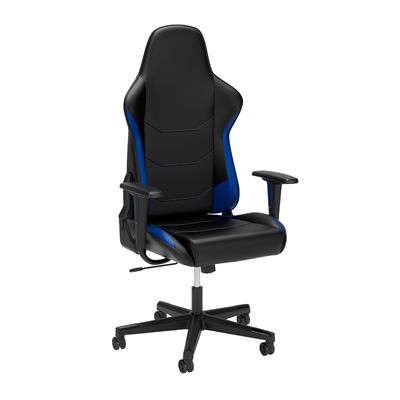 Chaise de jeu ergonomique confortable avec tissu réglable et appuie-tête intégré