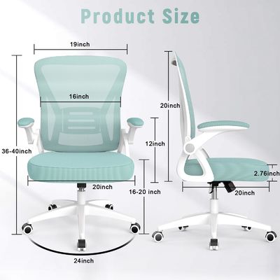Chaise de bureau personnalisée de couleur moyenne avec hauteur réglable