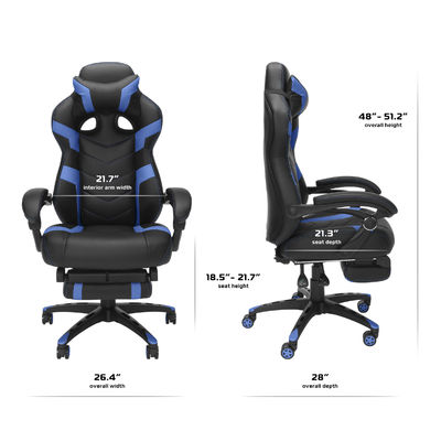 Chaise d'ordinateur ergonomie élégante pour adultes Poids maximum recommandé 275 livres