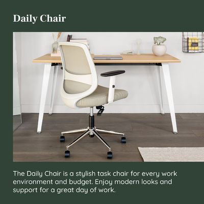 Chaise de bureau pour ordinateur à treillis pivotants 360 avec repos lombaire réglable et accoudoirs 30 lbs