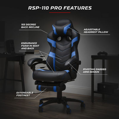 Chaise d'ordinateur ergonomie élégante pour adultes Poids maximum recommandé 275 livres