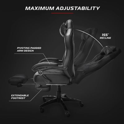 Chaise d'ordinateur ergonomie élégante pour adultes Poids maximum recommandé 275 livres