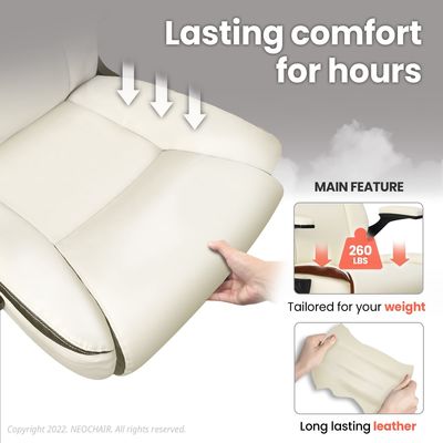 Chaise de bureau à domicile réglable avec appuie-bras et roues pivotantes