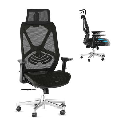 Chaise de bureau à dos haute ergonomie avec ascenseur à gaz 3 avec design de siège dynamique style moderne