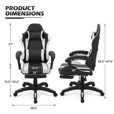 Personnaliser OEM ODM Chaise pivotante ALINUNU Chaise de jeu informatique avec appuie-tête et bassin lombaire