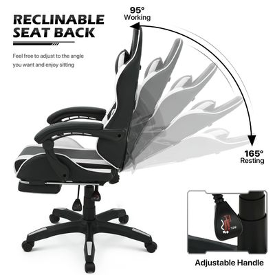Personnaliser OEM ODM Chaise pivotante ALINUNU Chaise de jeu informatique avec appuie-tête et bassin lombaire