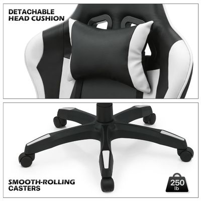 Personnaliser OEM ODM Chaise pivotante ALINUNU Chaise de jeu informatique avec appuie-tête et bassin lombaire