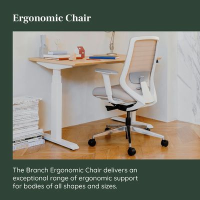 Chaise de bureau à domicile avec support lombaire réglable et pivotement 360