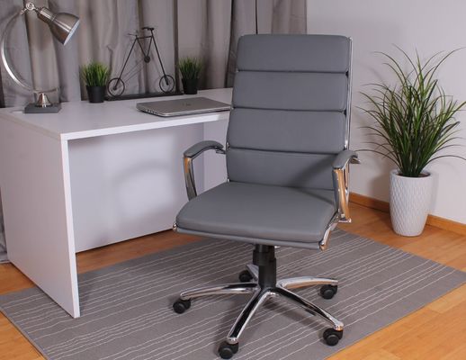 Retour exécutif fauteuil de bureau pivotant avec tapisserie puresoft et soutien lombaire