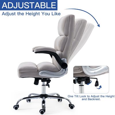 Design moderne personnalisé Couleur à dos pivotant avec roues et bras