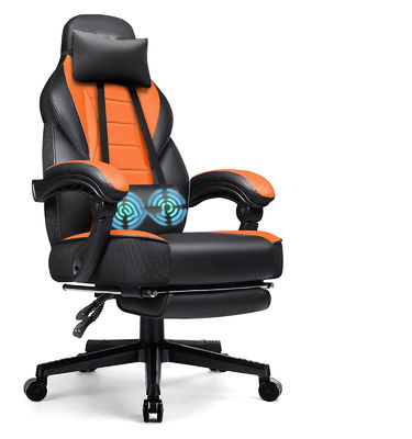 ALINUNU Chaise de jeu de style de course Chaise d'ordinateur de bureau Chaise de jeu avec repose-pieds et repose-tête