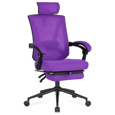 Acceptable OEM ODM haute chaise de bureau arrière avec support lombaire réglable 2D et repose-pieds