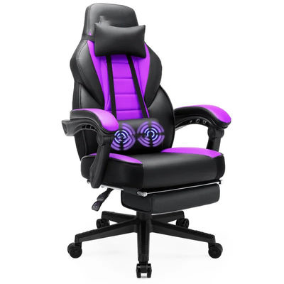 Chaise de jeu en tissu avec réglage de hauteur à 360 tours et fonction de fauteuil