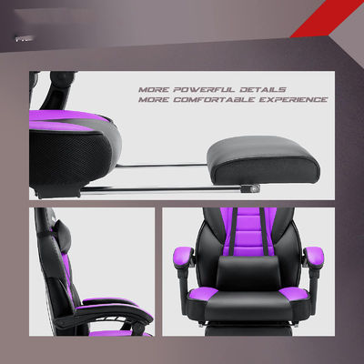 Chaise de jeu en tissu avec réglage de hauteur à 360 tours et fonction de fauteuil