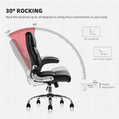 Chaise de bureau personnalisée de couleur à dos haut en lin