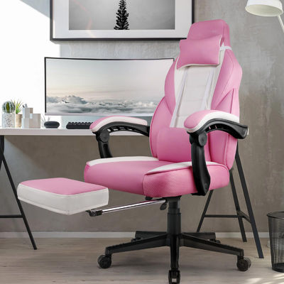 Personnaliser la chaise de jeu de style de course avec repose-pieds et repose-tête 21.7 &quot;D x 27.2&quot;W x 47&quot;H