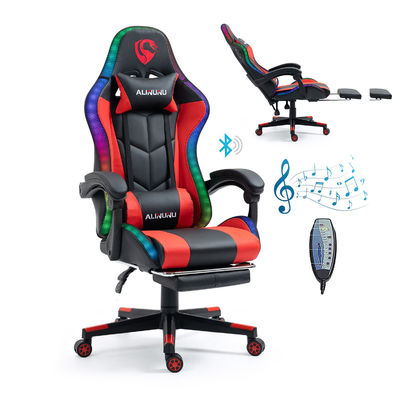 Obtenez l'expérience de jeu ultime avec cette chaise de jeu en cuir RGB