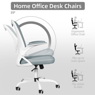 Chaise de bureau en treillis réglable en hauteur pour la maison 21&quot;D x 24&quot;W x 43&quot;H