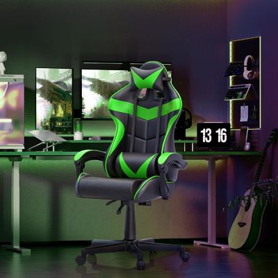 Recommandation de poids maximal de 250 livres Chaise de joueur ergonomique avec fonction massage